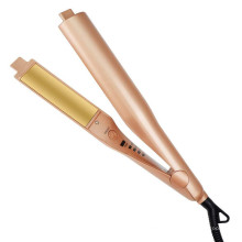 Portable Temperature Adjustable Rotate 360 Degrees 2 In 1 Automatic Hair Curler And Straightener